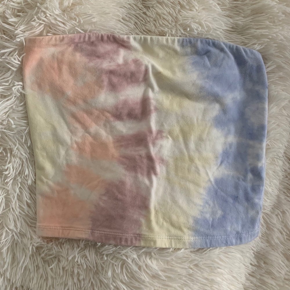 Tie dye tube top